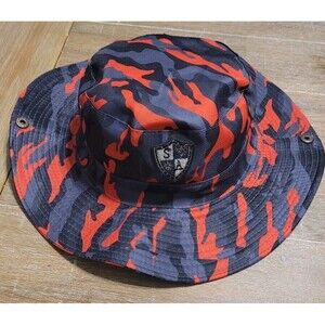 Alpha Defense Gear Bucket Hat | Fire Blackout Military Camo Red & Black SA Co.